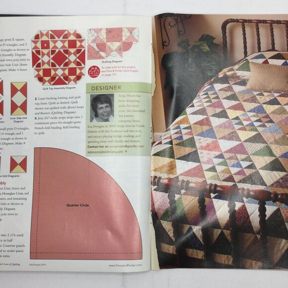 Fons & Porters Love of Quilting Magazine July August 2010 Easy Bias Techniques - Picture 8 of 14